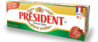 President 100gm Salted Butter