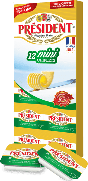 President Butter 12 Mini Chipplets