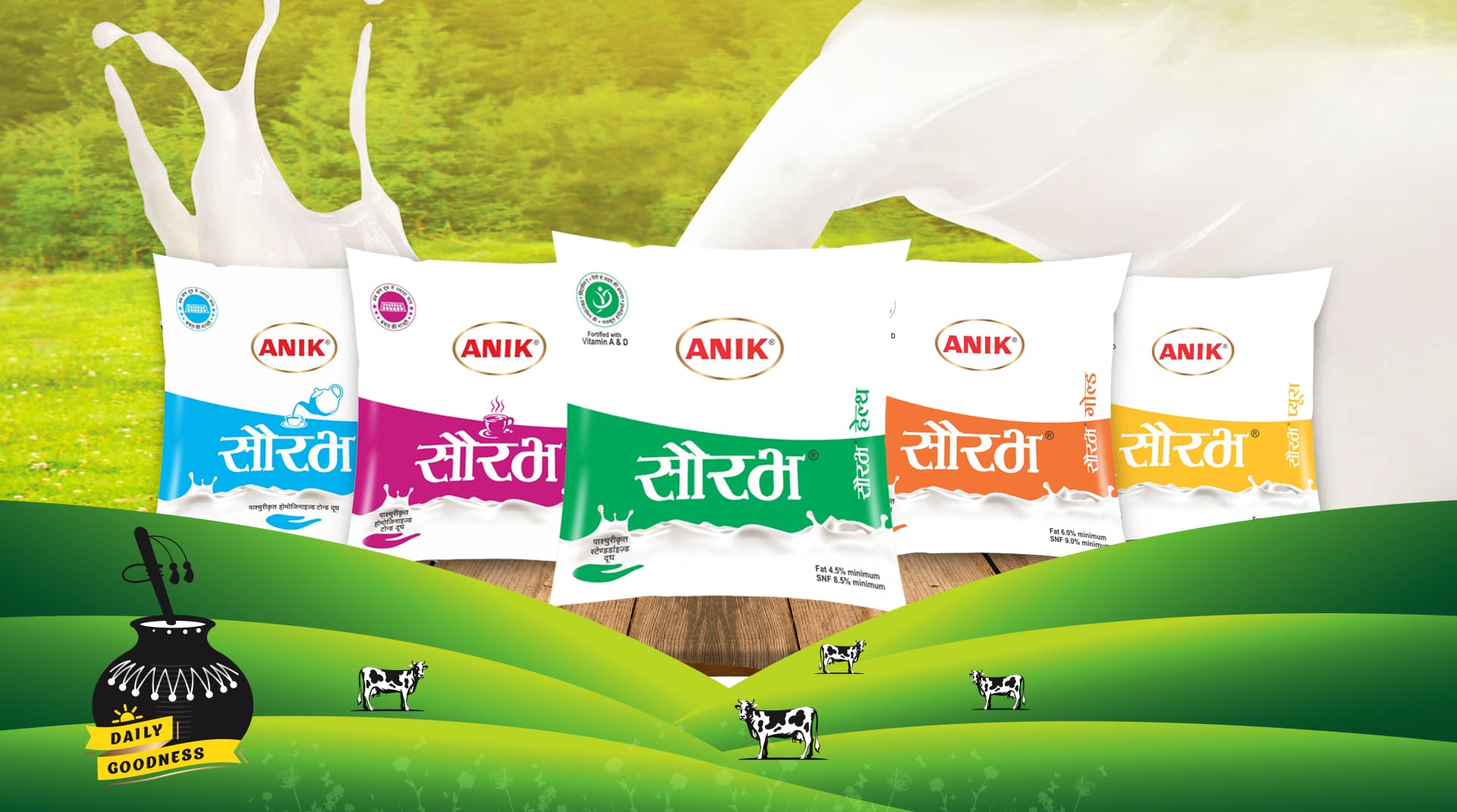 Anik Sourabh Milk All Products Banner Image